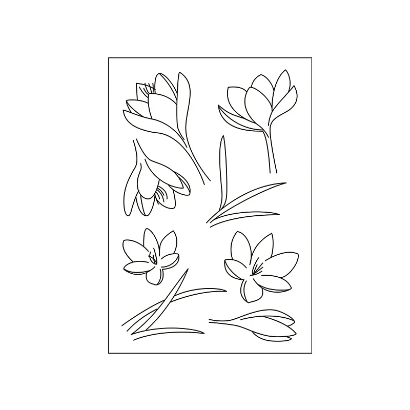 

1pc vintage letters transparent stamp flowers DIY diary office stamp stationery supplies stamps for scrapbooking