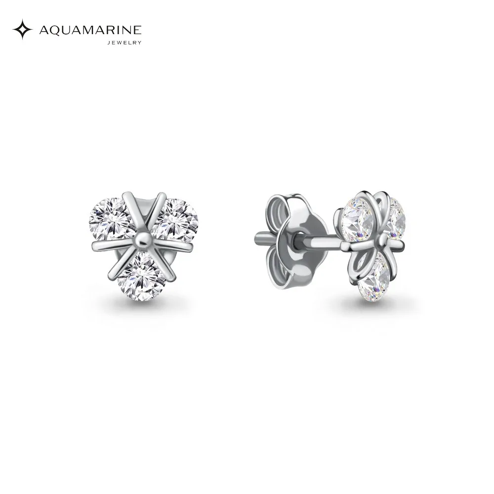 Пуссет AQUAMARINE без вставок Серебро 925 пробы | Украшения и аксессуары