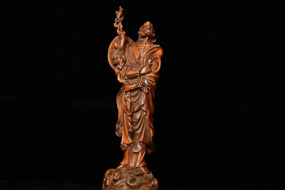 

Свадебное украшение, 12 дюймов, китайская статуя Seikos на удачу из бокса, Dharma, статуя мастера Dharma, резьба по дереву, Бодхидхарма