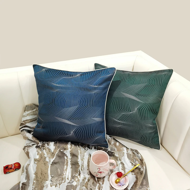 

Light luxury stripes cushion cover pillow case decorative pillows for living room