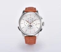 new 45 2mm mens business watch 316 stainless steel leather strap seagull tianjin 1652 automatic movement
