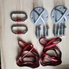 Антенна yoga гамак yoga расширяющийся пояс оборудование аксессуары Алюминиевый висящий карабин ремень веревка последовательного соединения качели замок ремня