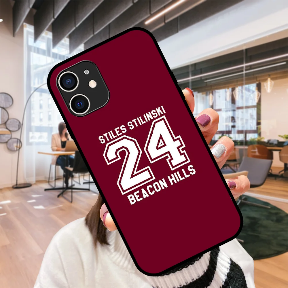 For iPhone 11 12 8 Plus Mini Pro X XR XS Max 4 5 7 6 6S SE Phone Case Black Cover Funda Soft Coque 3D Oɻrien TEEN WOLF | Мобильные
