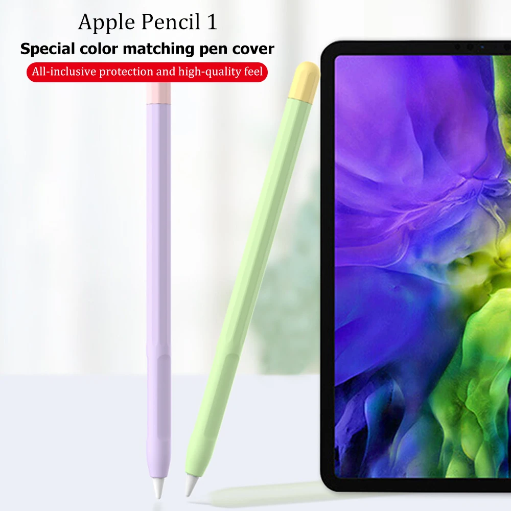

Милый силиконовый пенал с морковкой для Apple Pencil 1 2, чехол для iPad, планшета, сенсорного стилуса, мультяшный защитный чехол, мягкий чехол