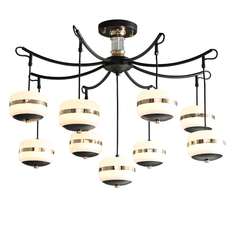 Современный Креативный скандинавский светодиодный Люстра со стеклянным шариком