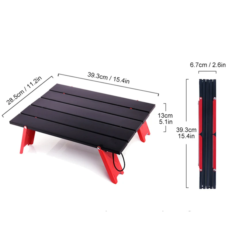 

Lightweight Aluminum Alloy Folding Camping Table Camping Picnic Small Table Outdoor Furniture mesa plegable стол складной