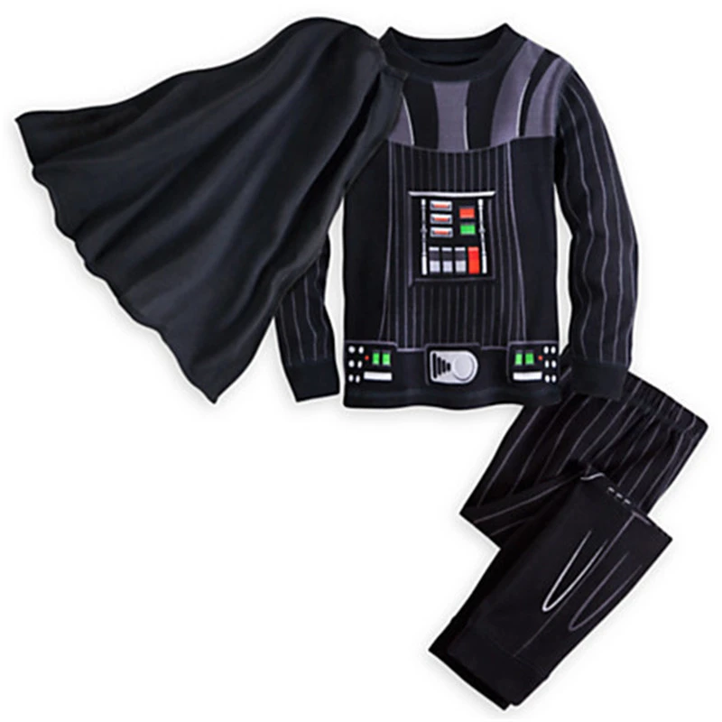 Darth Vader Детская пижама для сна- костюм Дарта Вейдера. Размеры 2-6T - Цвет: Darth Vader