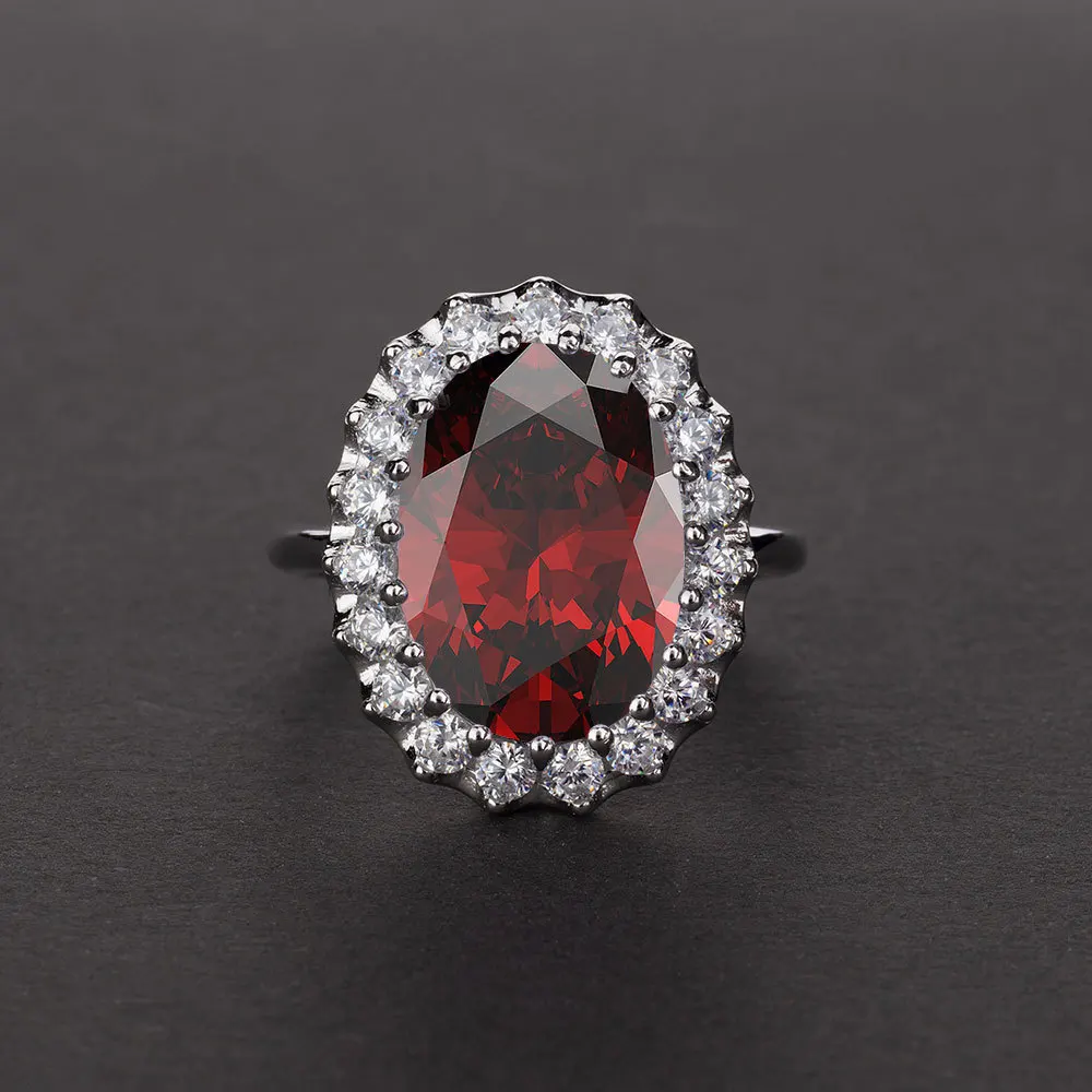 Европейские модные большие кольца с камнем для женщин роскошные обручальные в