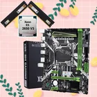 HUANANZHI скидка материнская плата с M.2 NVMe слот X99 LGA2011-3 материнская плата комплект ЦП Xeon E5 2650 V3 RAM 32G (2*16G) 2400 DDR4