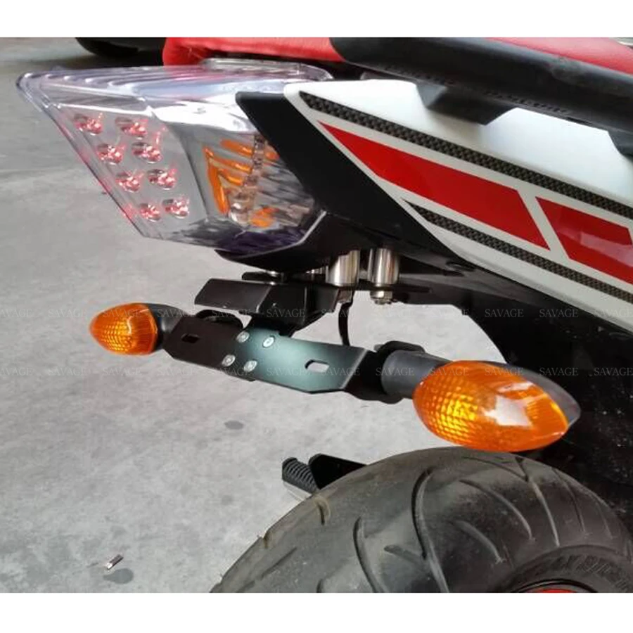 License Plate Holder LED Light For YAMAHA XJ6 /DIVERSION/F XJ6N XJ6F XJ6S FZ6R 2009-2017 Motorcycle Tail Tidy Fender Eliminator |