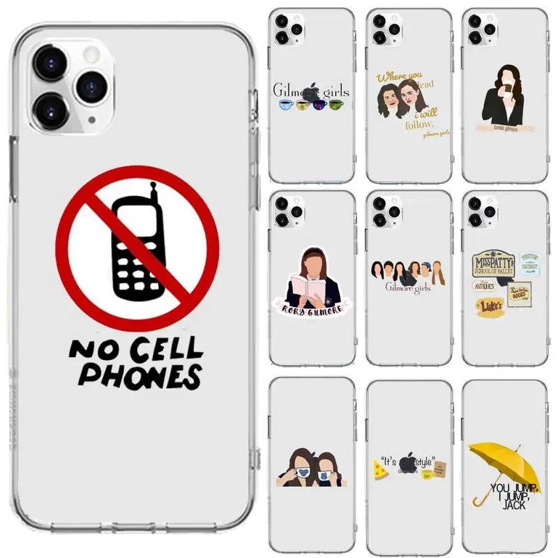 

Gilmore Girls Funny creativity design Phone Case Transparent for iPhone 6 7 8 11 12 s mini pro X XS XR MAX Plus cover shell