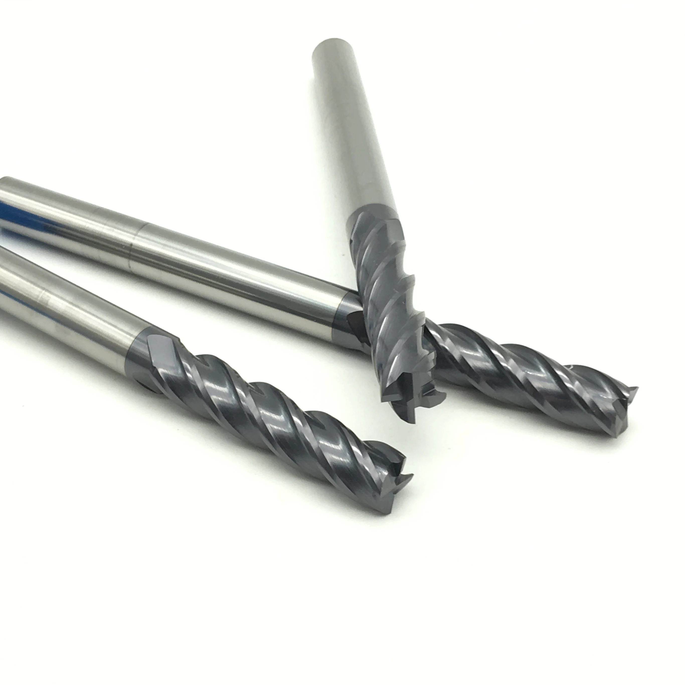 Fresas de Extremidade do Carboneto Máquina do Fresa do Cnc do Aço de Tungstênio Ferramentas de Corte da Máquina do Moinho de Extremidade Hrc50 da Flauta 18mm 4