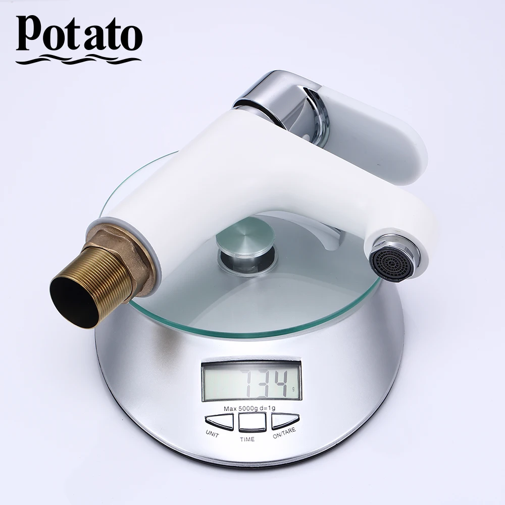 potato bathroom faucet stainless steel 4 colors mixer accessories sink faucet for bath p10223 free global shipping