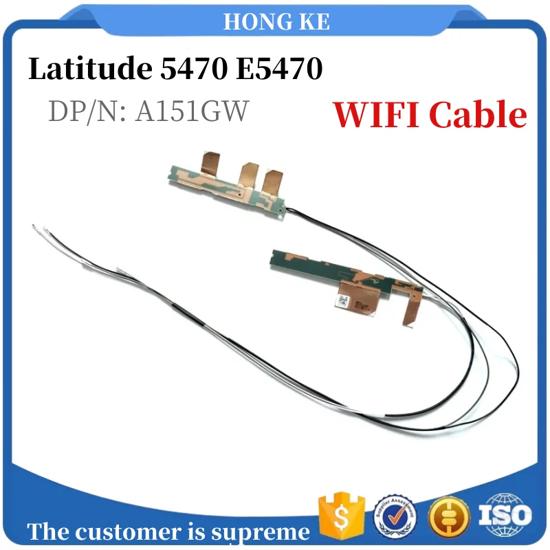 

Новый оригинальный ноутбук DELL Latitude 5470 E5470, встроенная беспроводная антенна Wi-Fi, кабель сигнальной линии DP/N:A151GW