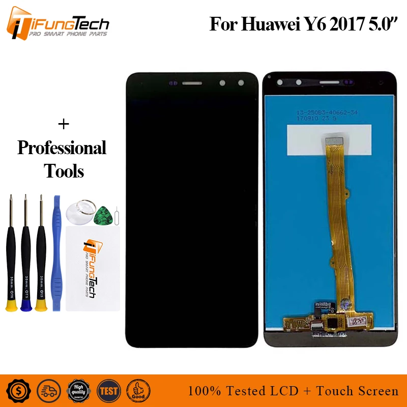 Новинка для Huawei Nova Young 4G LTE / Y6 2017 Y5 MYA L11 L41 ЖК дисплей + сенсорный экран дигитайзер в