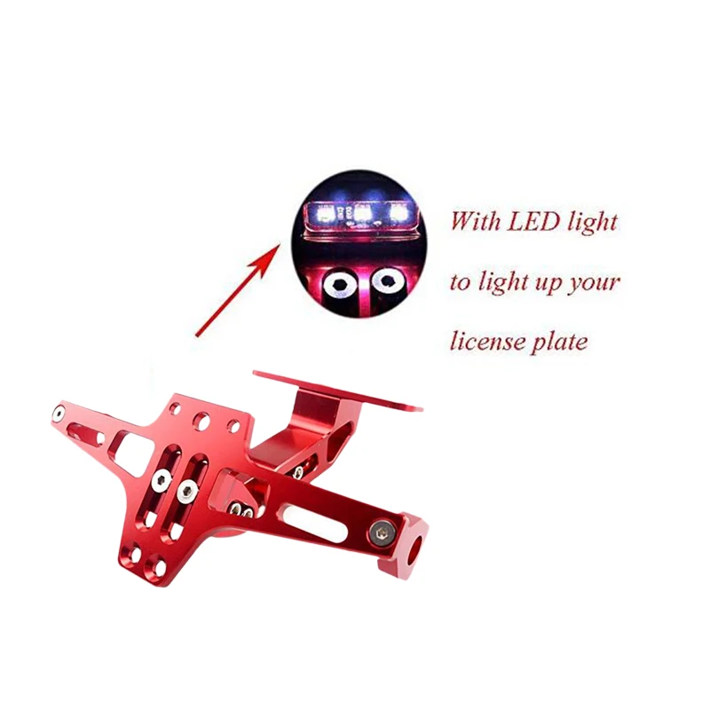 Универсальный Кронштейн номерного знака мотоцикла для Yamaha R1 2007-2014 / R6 2003-2015 Fz1