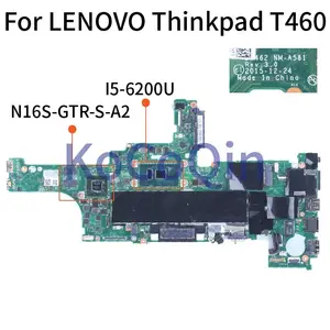 01hw829 for lenovo thinkpad t460 i5 6200u gt940m notebook mainboard bt462 nm a581 sr2ey n16s gtr s a2 laptop motherboard free global shipping
