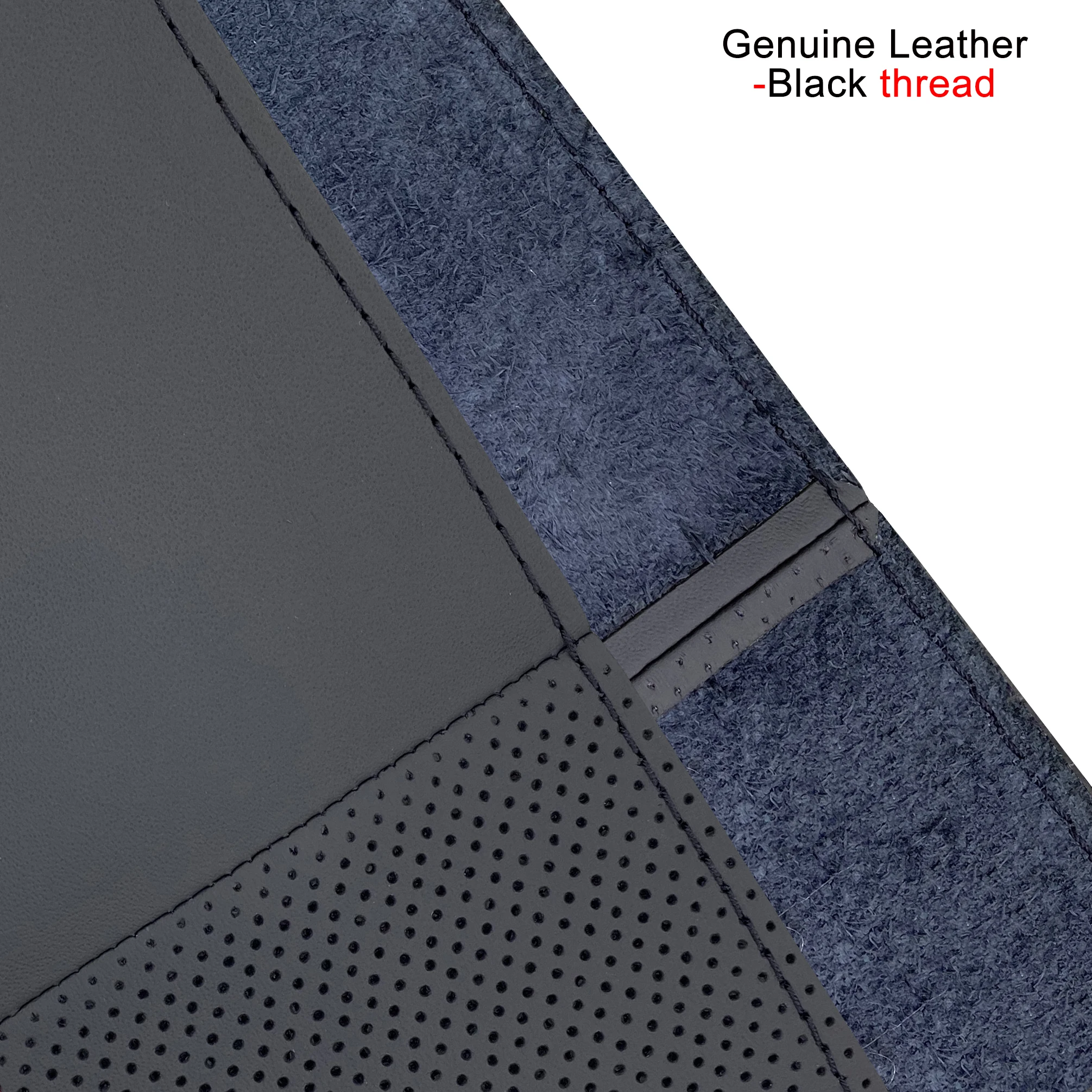 Yuji-Hong прошитый вручную кожаный автомобильный чехол на руль чехол для Toyota Avensis 2003-2008 T25 Алькантара/натуральный/микроволокно