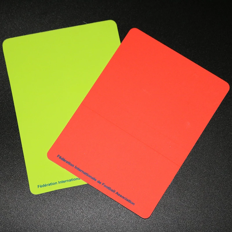 Спортивная Команда футбольный арбитр красный и желтый карточка с кобурой