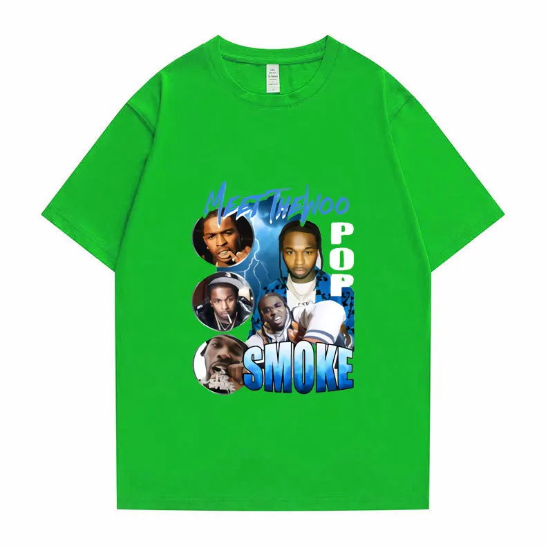 

Rip Pop Smoke Fashion Print Tshirt Man Hip Hop Streetwear Men Black T-shirt Fashion Vintage Rapper Men Women Oversized T Shirts