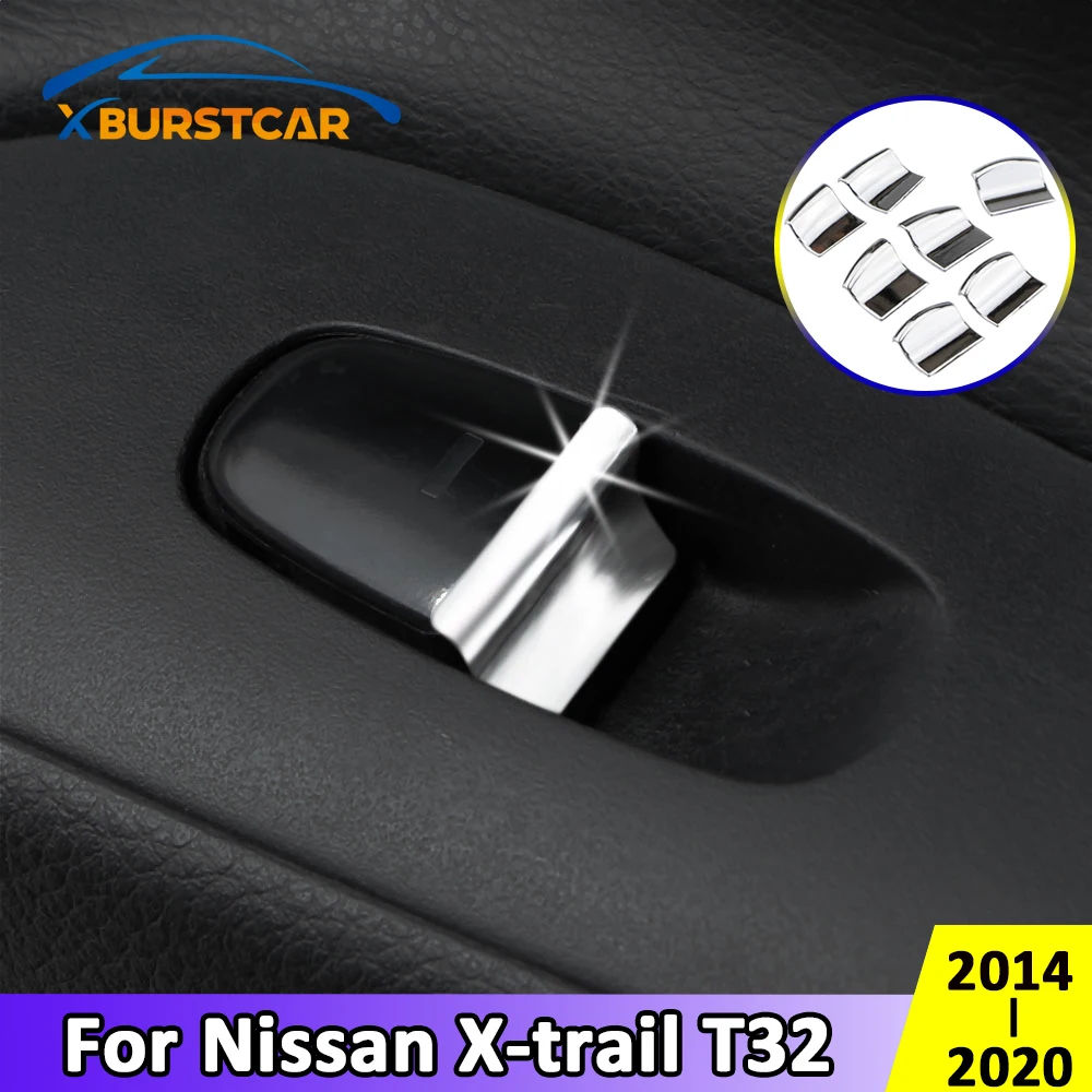Накладка на дверь и окно автомобиля 7 шт./компл. для Nissan X trail Xtrail T32 2014 2020|Лепнина
