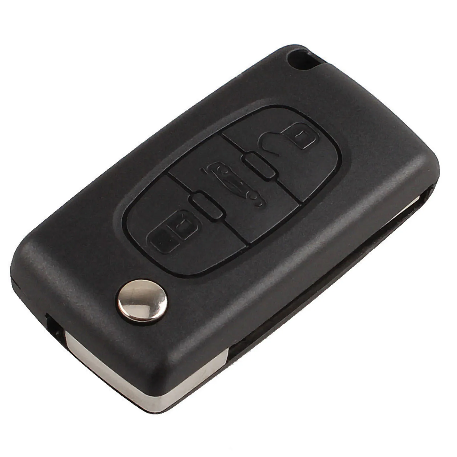 3 кнопки Авто Флип складной пульт дистанционного входа чехол для ключа 207 307 308 407 607
