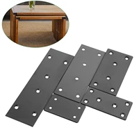 10pcs flat mending plate straight steel brace mending joining plates repair fixing bracket connectorwith screw