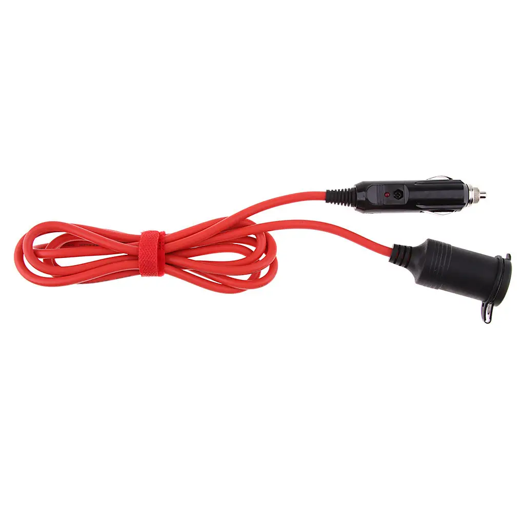

12-24V Car Lighter Power Plug Socket Adapter Extension Cable