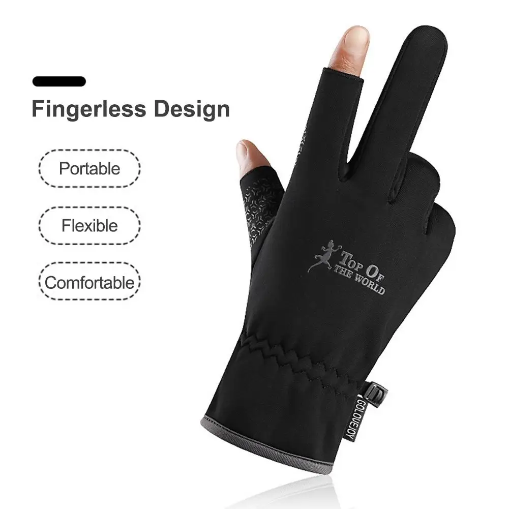 

Motorcycle Riding Gloves Waterproof Touch Screen Non-slip Warm Glove for Cycling Fitness Hiking Travel Sport Skiing Gloves Black
