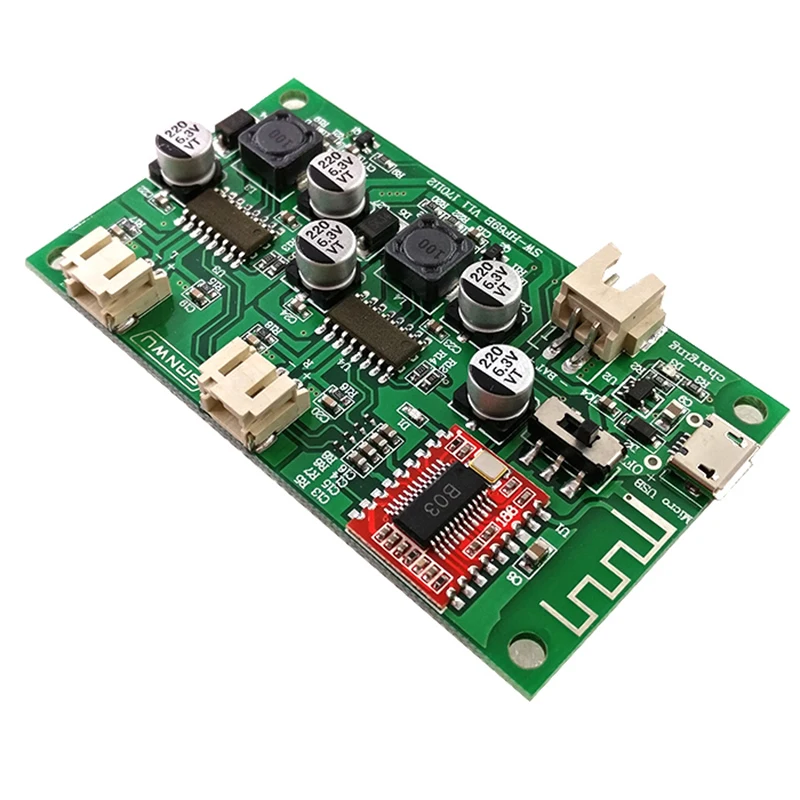 1 шт. HF69B 2*6 Вт стерео Bluetooth динамик усилитель платы PowerConnect литиевая батарея с