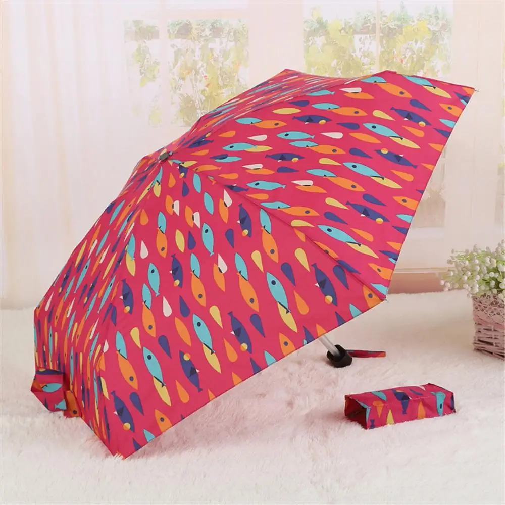 Неавтоматический складной размер 16 см зонты от дождя и солнца ветрозащитные для