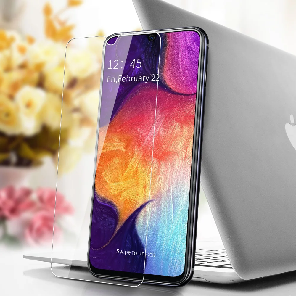 Закаленное стекло для Samsung A6 A7 A8 A9 Plus 2018 Защитная пленка A3 A5 2017 2020|Защитные стёкла и