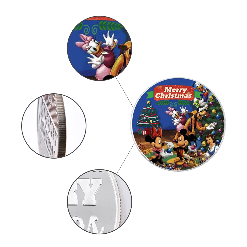 Праздничный сувенир подарки 999 9 Посеребренная металлическая монета домашняя