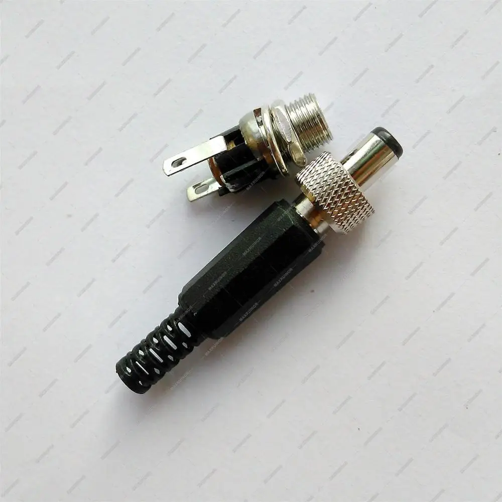 Блокируемая медная розетка питания постоянного тока 2 комплекта 5 мм x 1 или *