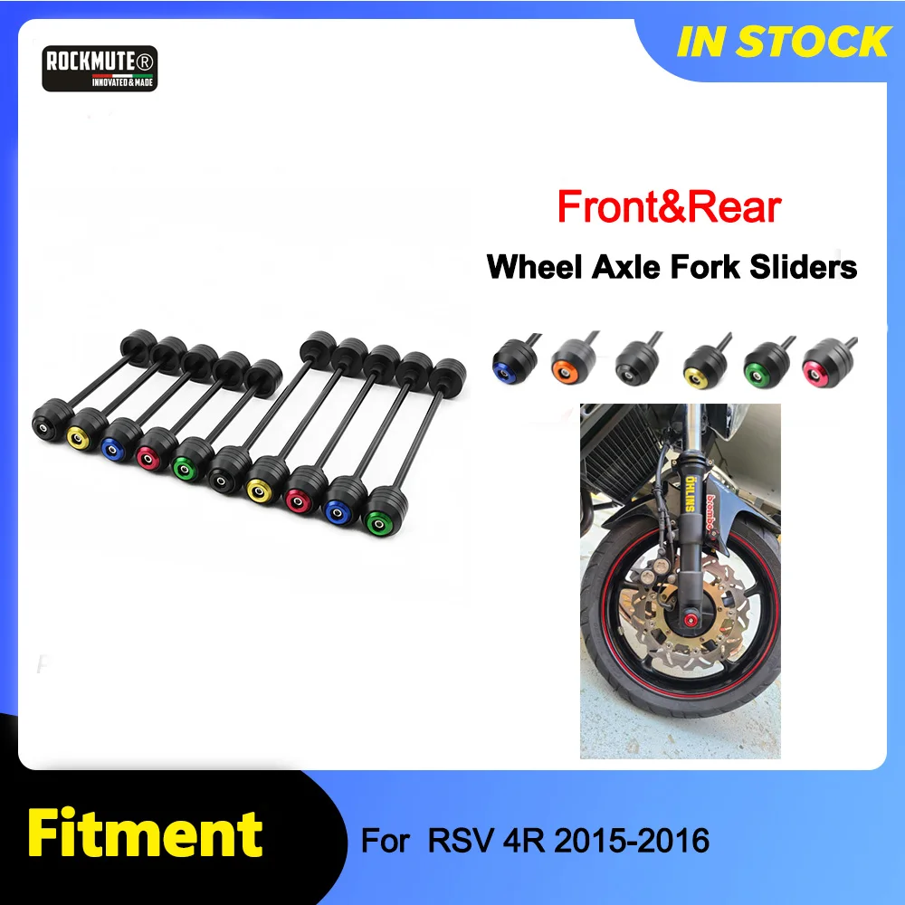 

For Aprilia RSV 4R 2015-2016 Motorcycle CNC Aluminum Front Rear Axle Fork Wheel Sliders Falling Protection