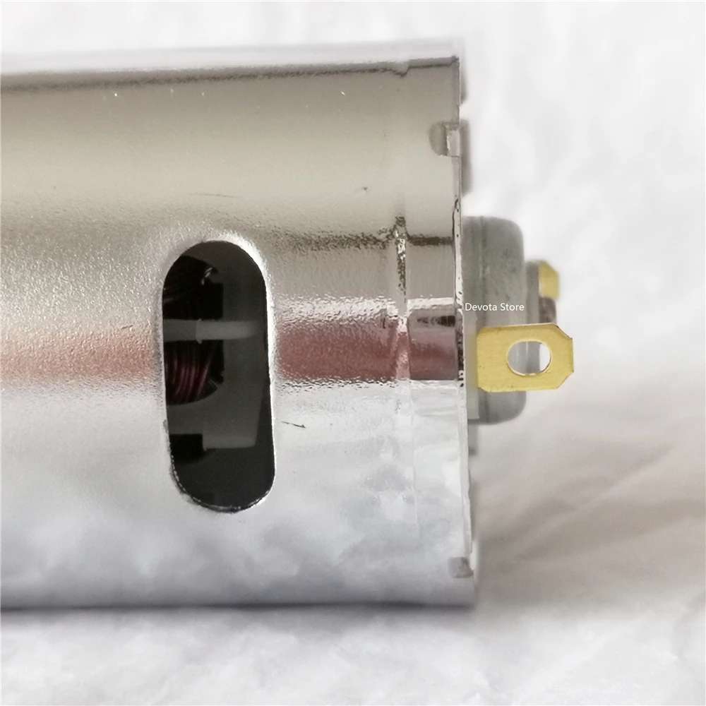 555 двигатель постоянного тока 12 В 24 в двойной шарикоподшипник 50 Вт Мощный