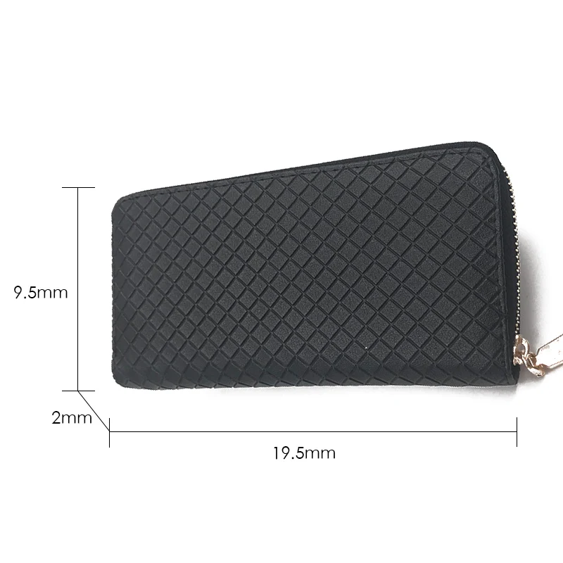 Женские кошельки 4 цветов модный однотонный женский кошелек Дамский Длинный