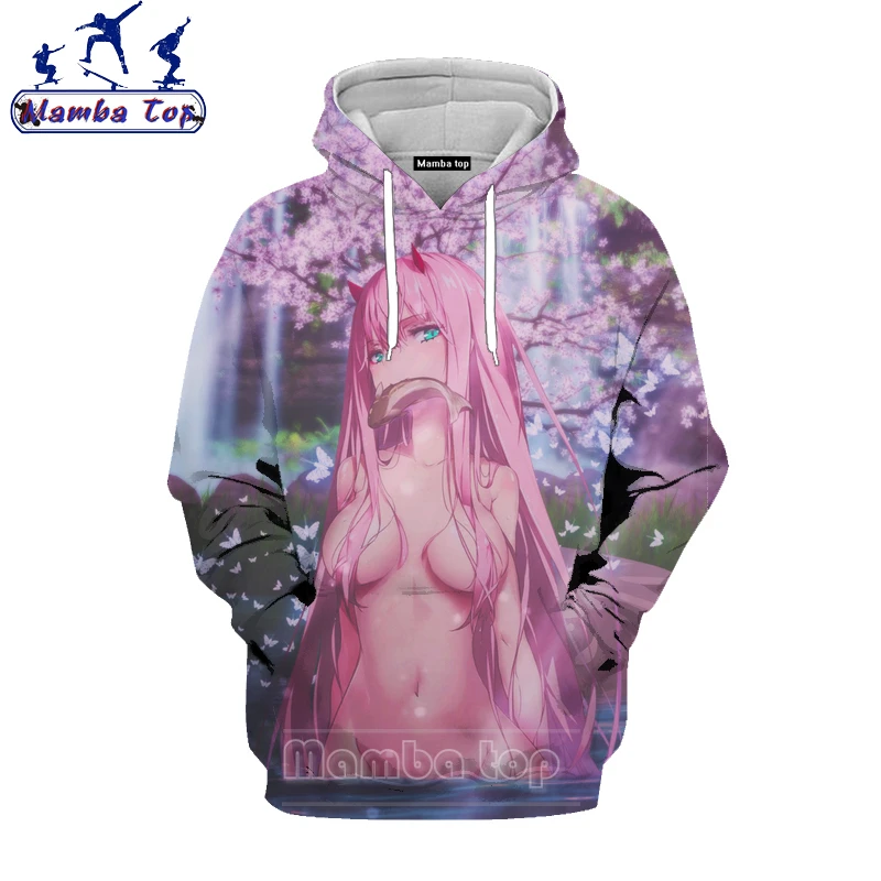 Толстовка Mamba с капюшоном для мужчин и женщин топ в стиле аниме любимый Фране худи