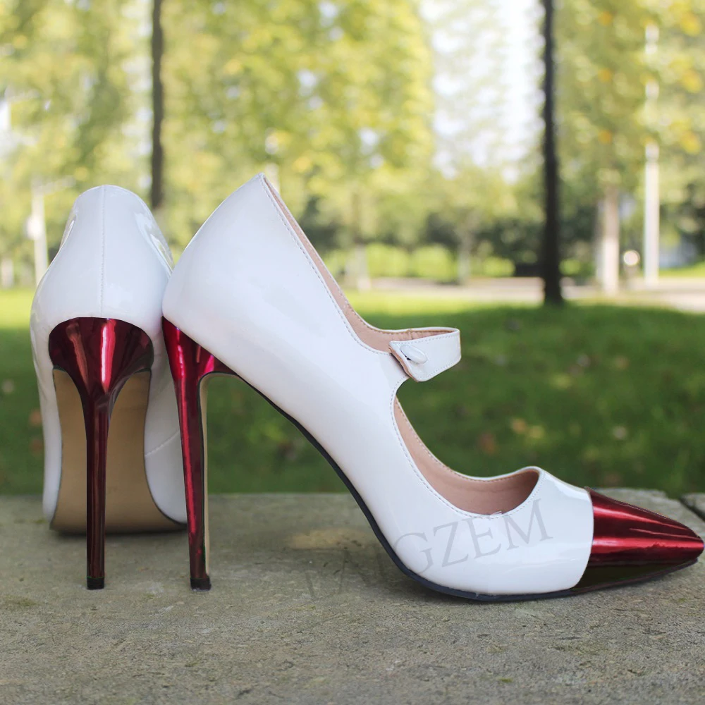 Туфли лодочки laigзем для женщин Великолепные туфли разных цветов на тонком