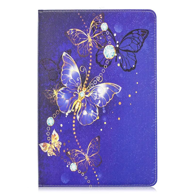purple butterfly Чехол-подставка для samsung Galaxy Tab S6 с умным рисунком, чехол для Galaxy Tab S6, чехол 10," SM-T860 SM-T865, чехол для планшета - Цвет: purple butterfly
