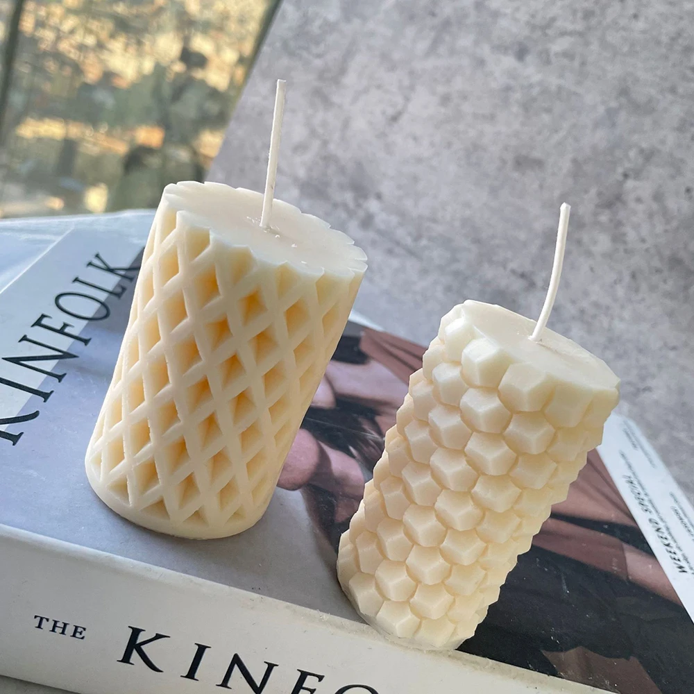 Геометрическая Цилиндрическая Свеча искусственное мыло для изготовления