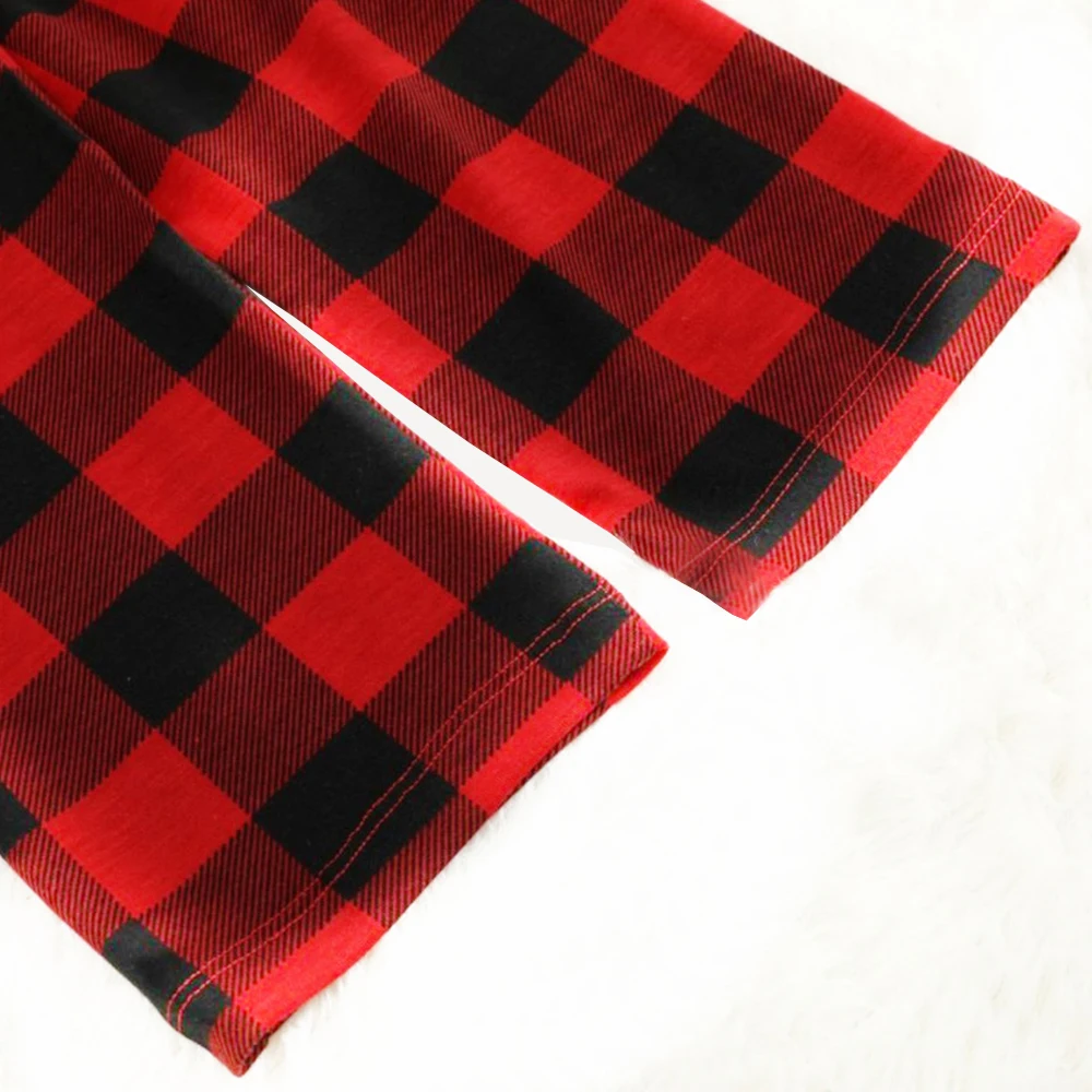 Новогодние пижамы женские рождество семейная одежда Семейные рождественские