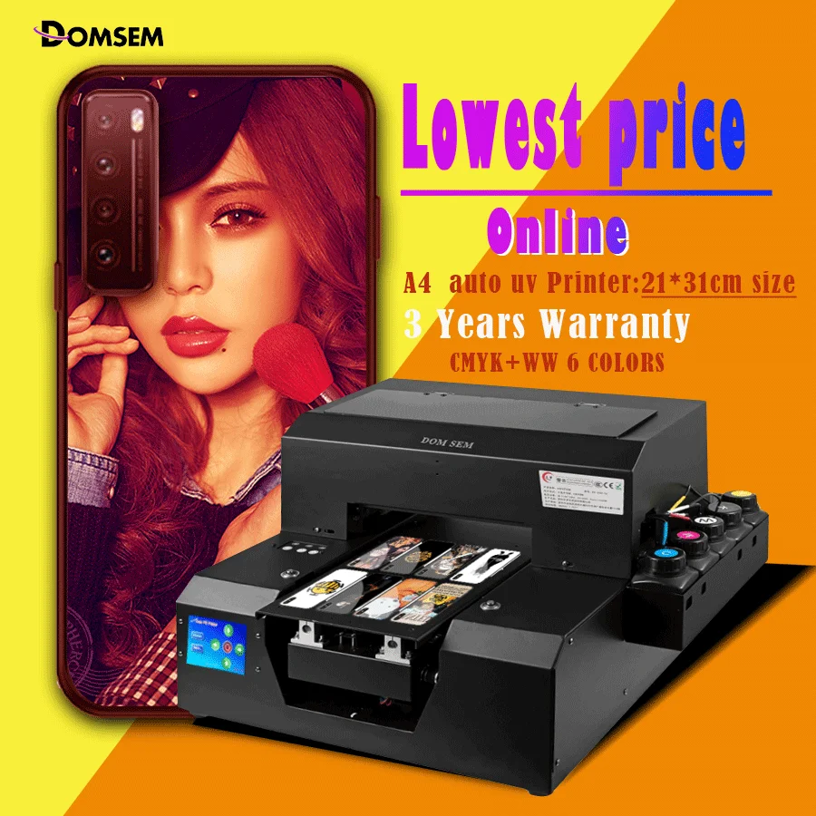 Цветной автоматический А4 УФ чехол для телефона планшетный принтер epson L805