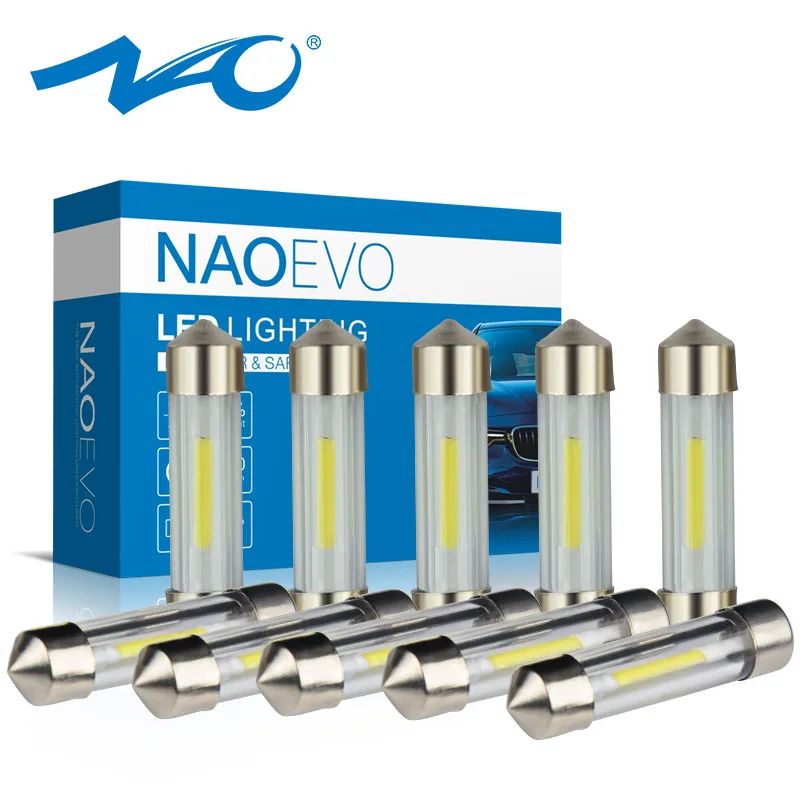 NAO 10x c5w led гирлянда 31 мм 36 39 41 Автомобильный интерьерный светильник Автомобильная