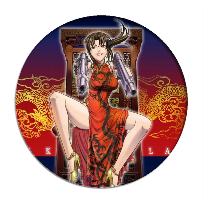 Черная Лагуна Значки для косплея брошь Ребекка коллекция значок рок Balalaika