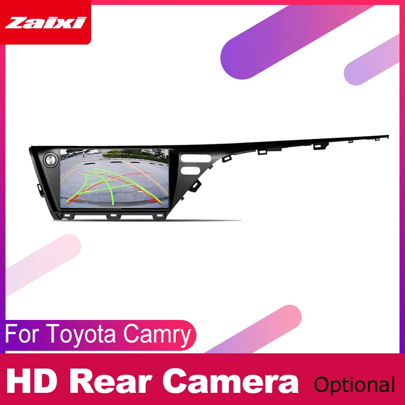 Автомагнитола ZaiXi 2 DIN с GPS навигацией Navi для Toyota Camry 2018 ~ 2019 мультимедийная система
