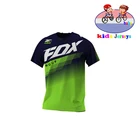Детская горная футболка с коротким рукавом, Детская футболка для езды на горном велосипеде