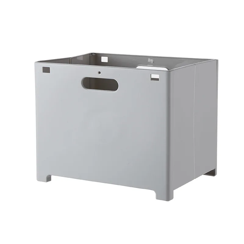 

Household Punch-Free Foldable Dirty Dish basket Toilet Hanging Plastic Dirty Dish basket storage basket laundry basket