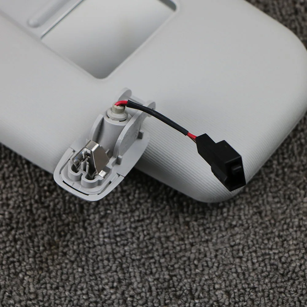 Левая лицевая сторона серого цвета солнцезащитный козырек Панель с зеркалом для