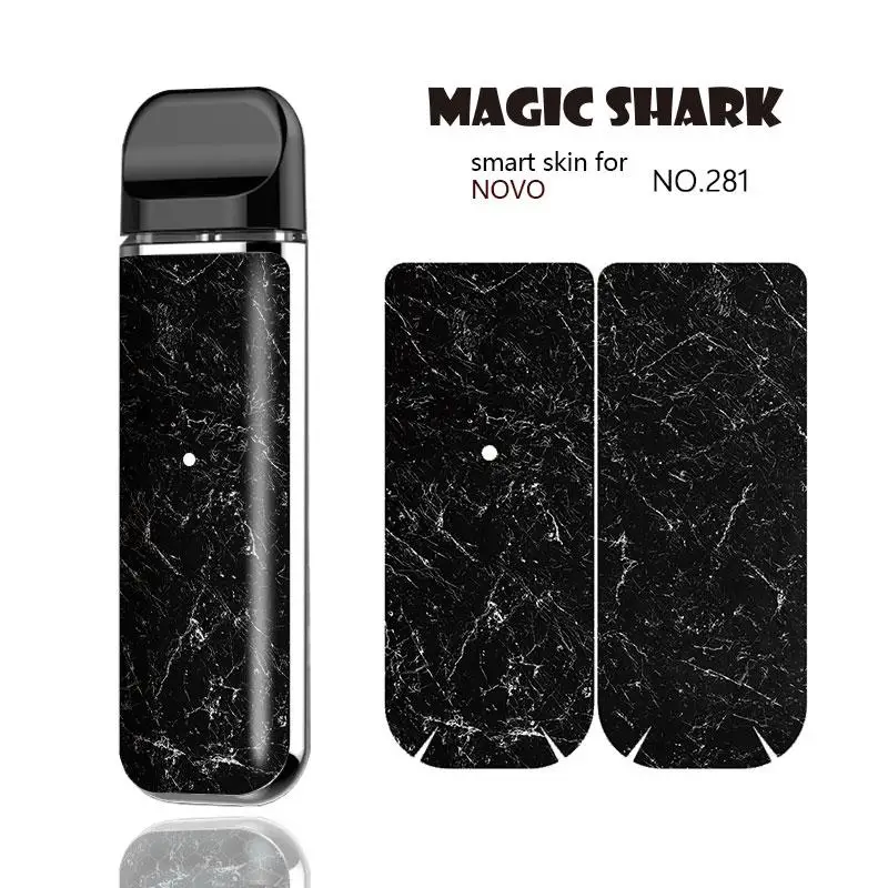 Чехол-наклейка Magic Shark Gold Fish Супермен Элмо камень граффити пленка для Smok Novo